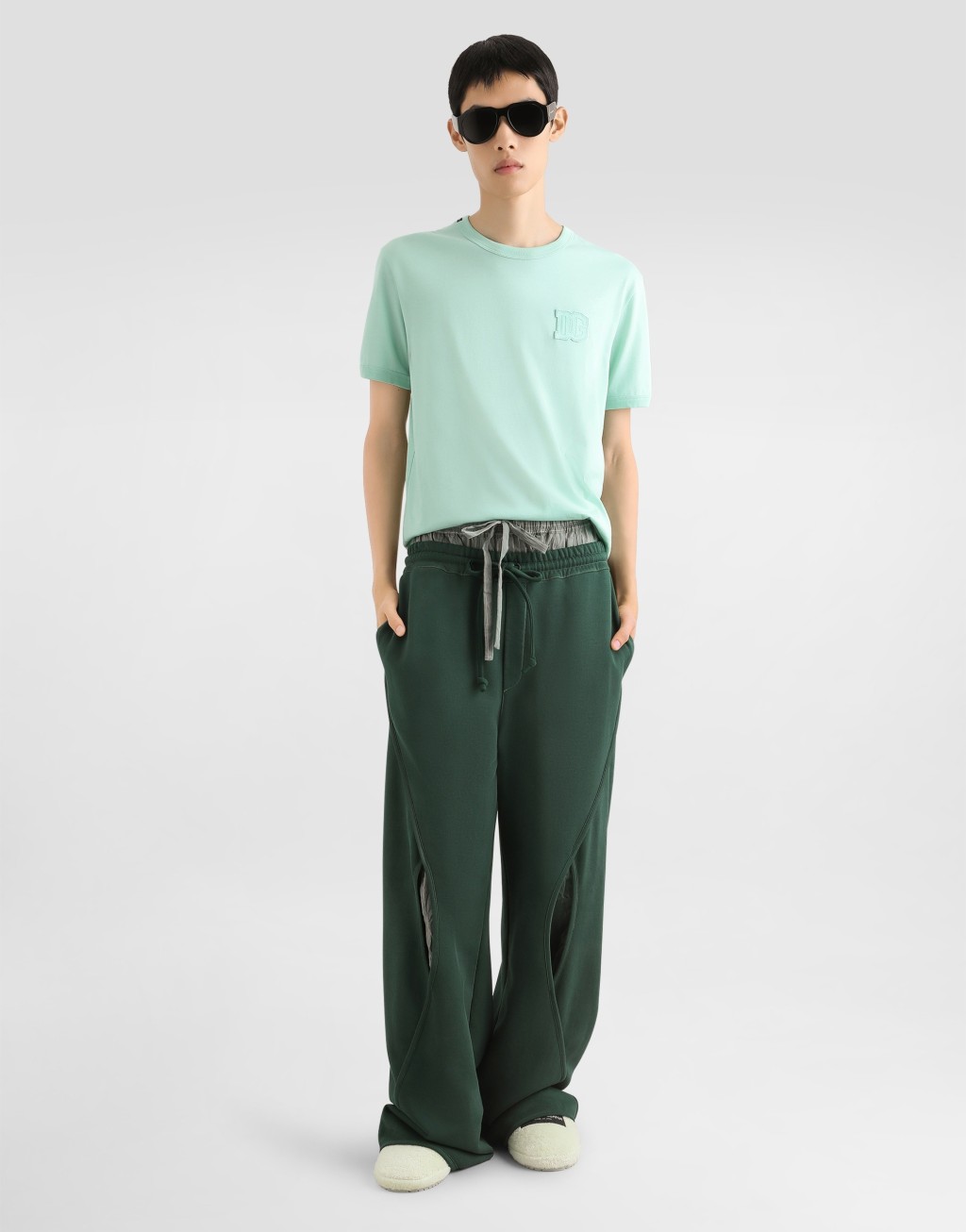 棉质贴饰T恤衫2