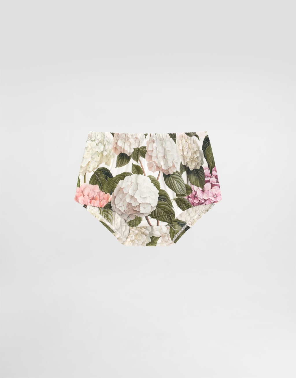 绣球花印花府绸连衣裙3