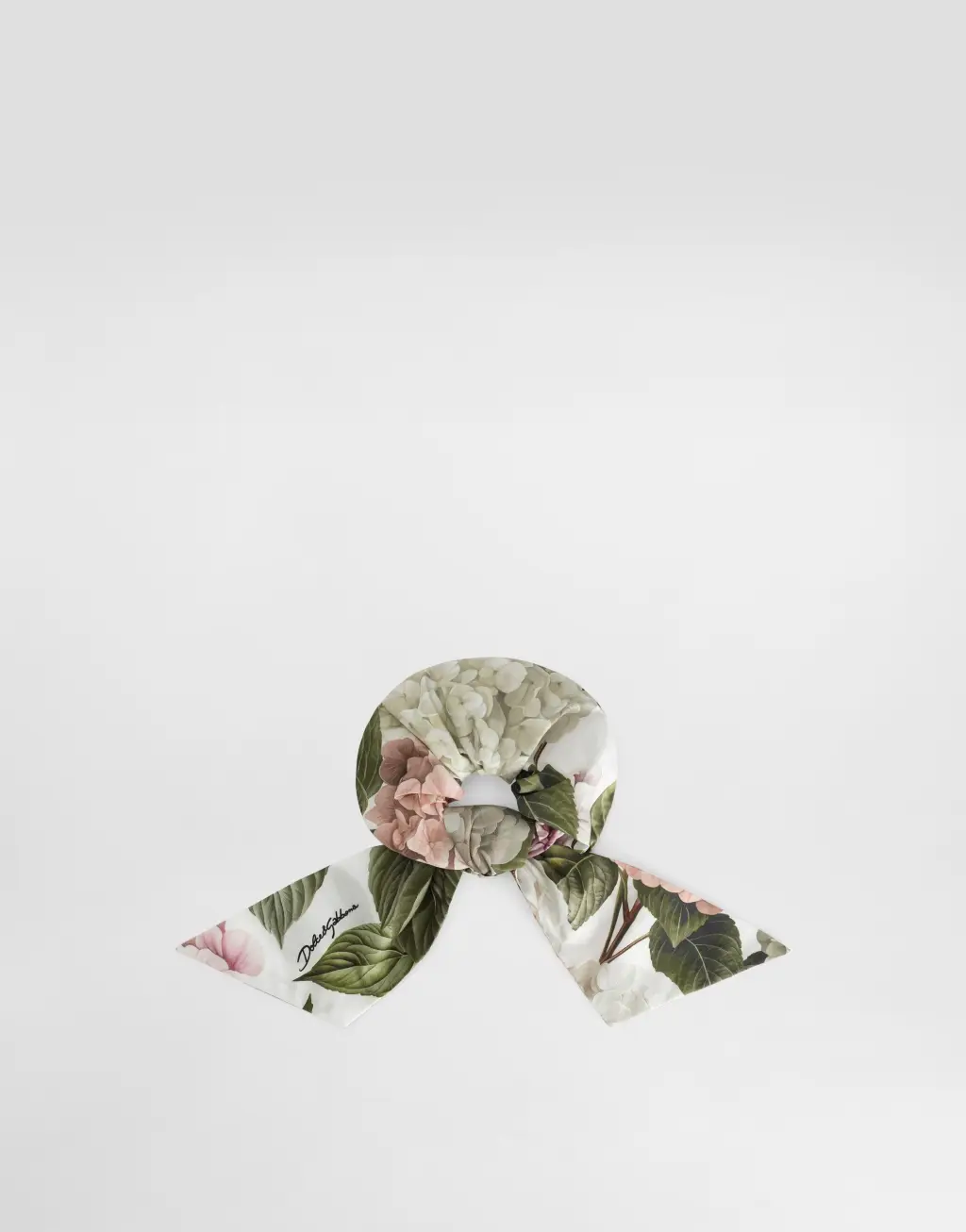 绣球花印花府绸发圈