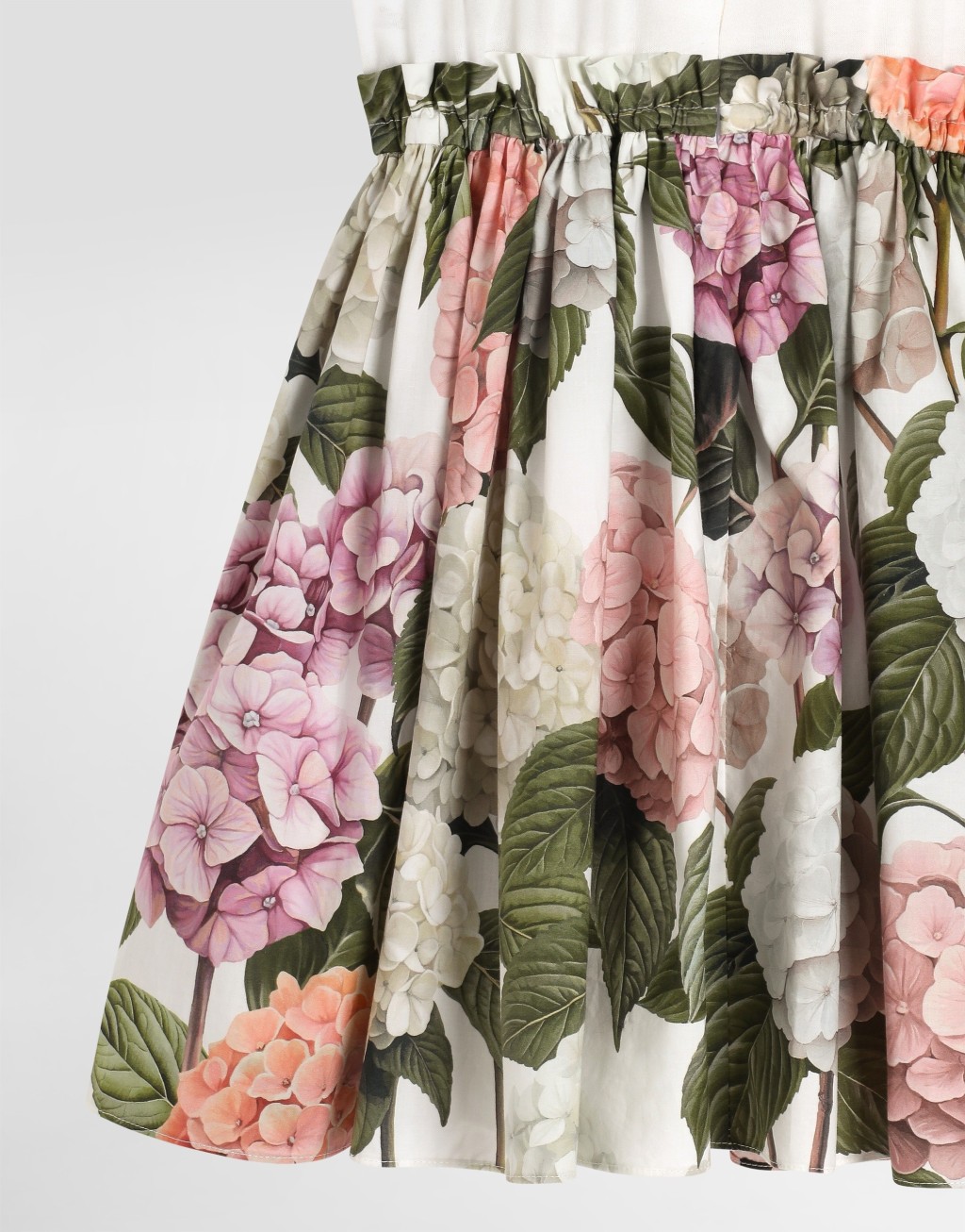 绣球花印花平纹针织连衣裙4