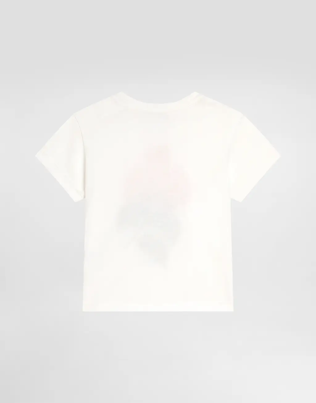 绣球花印花平纹针织T恤