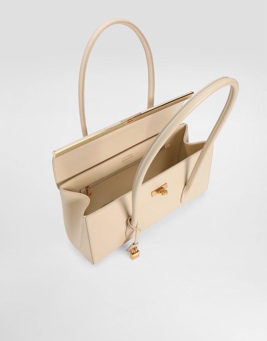 Marlene 棕榈纹小牛皮手袋5