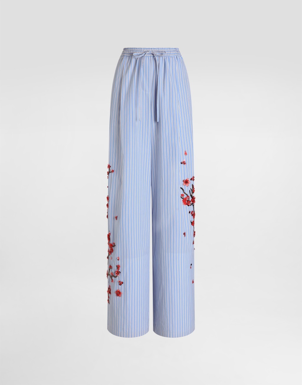 樱桃树刺绣府绸长裤1