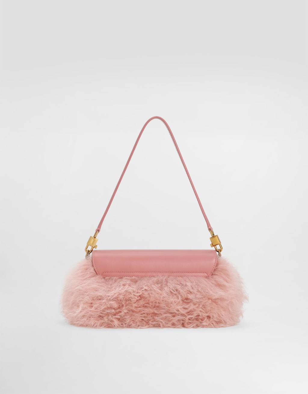 Marlene 羊剪绒与Palmellato纹理小牛皮单肩包4