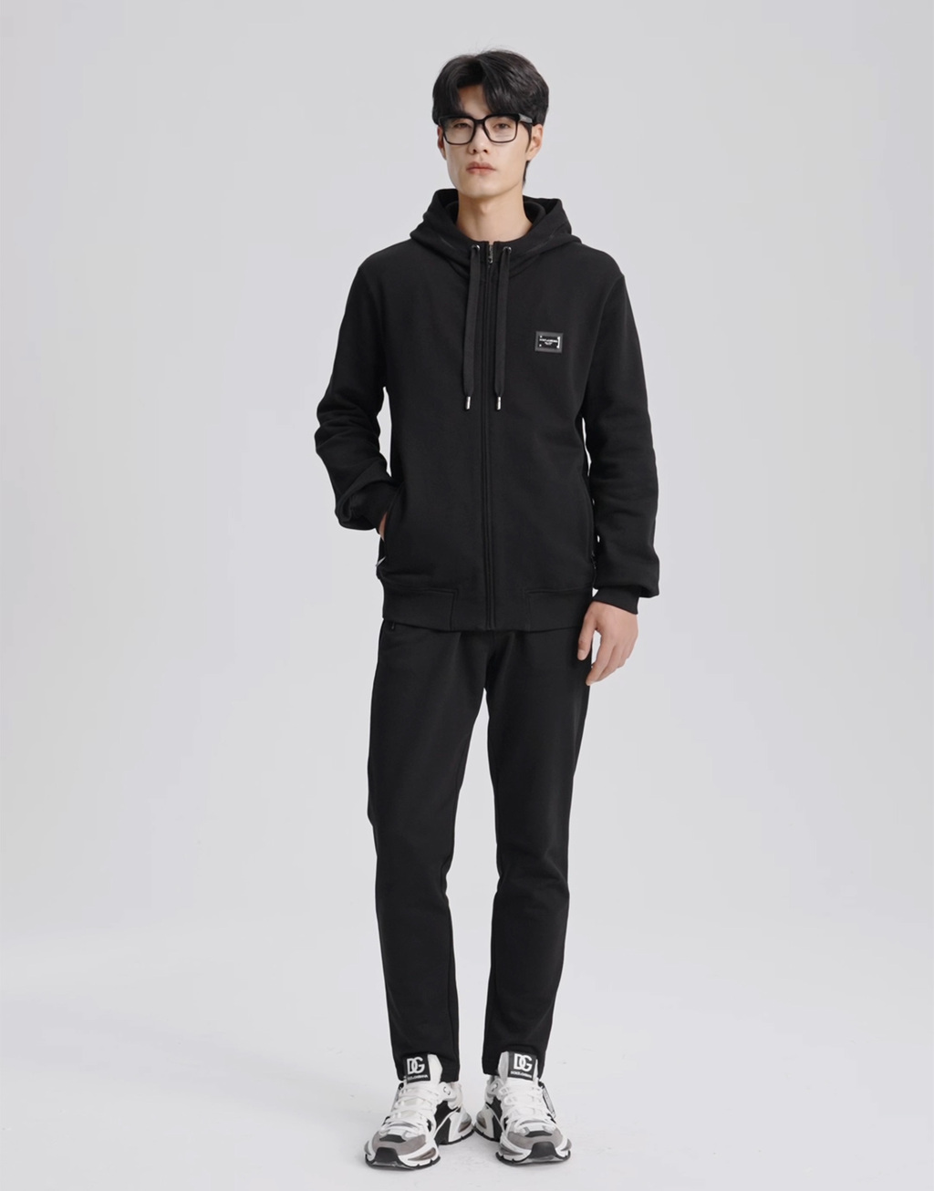 棉质抓绒慢跑裤2