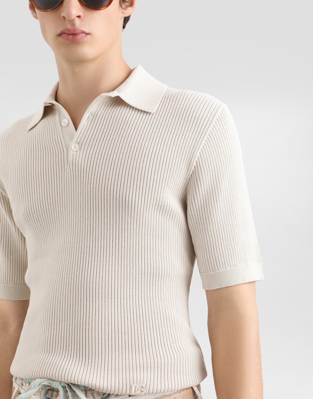 微细罗纹棉质POLO衫4