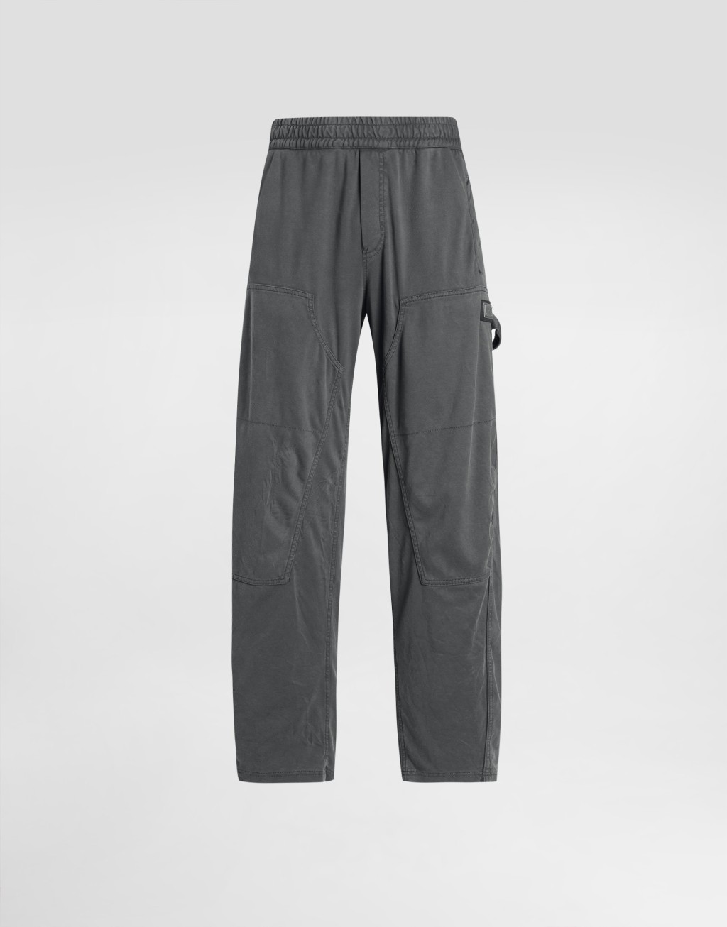 复古处理针织长裤1