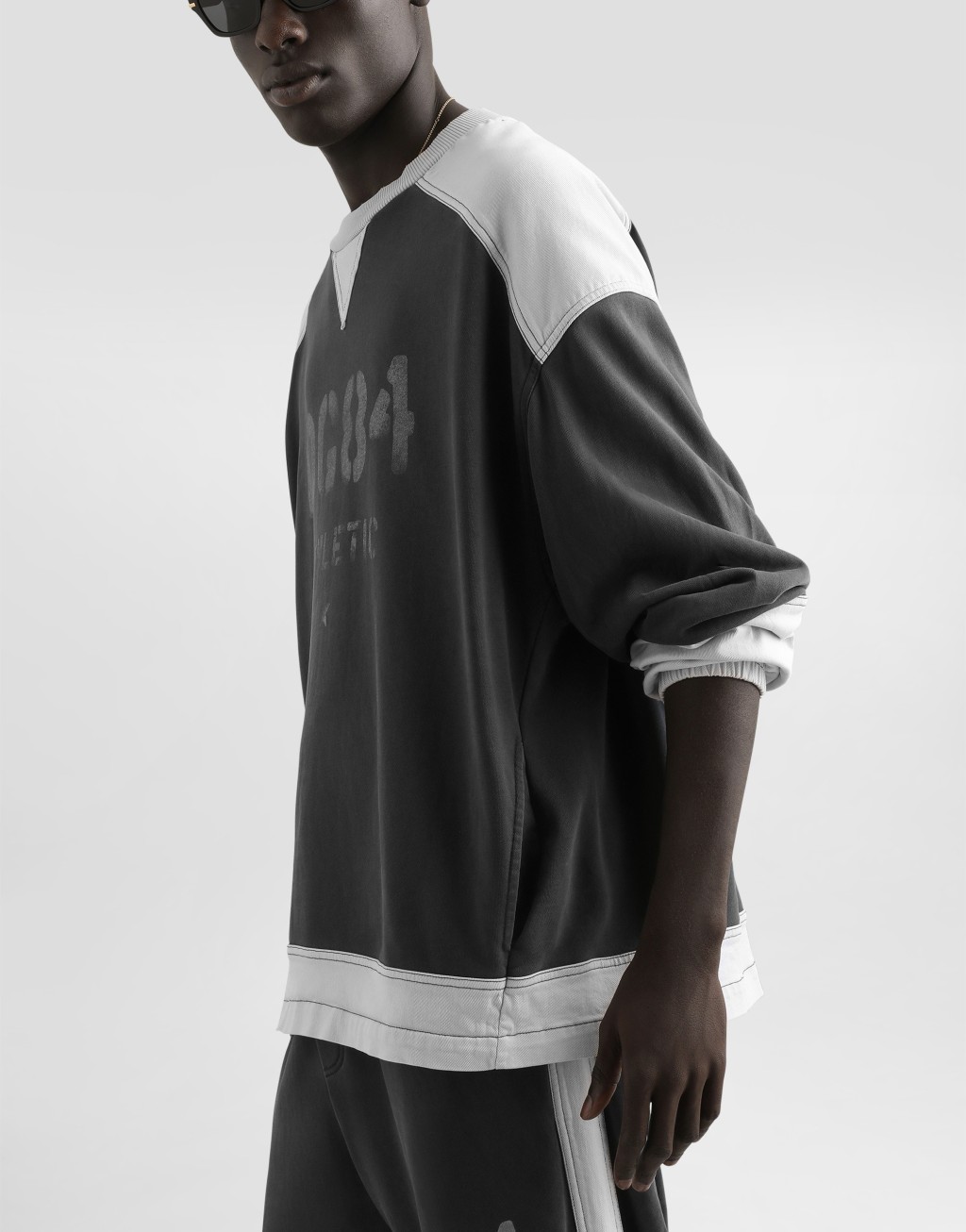 双印花棉质卫衣4