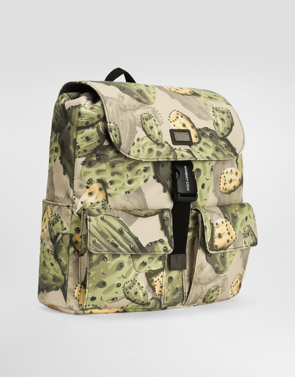 无花果印花帆布背包3