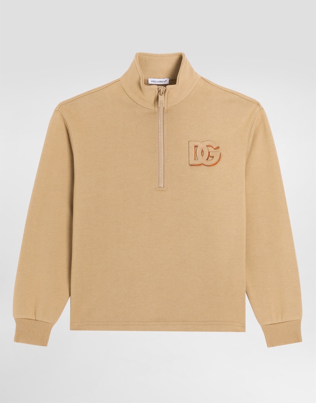 配DG徽标的棉质卫衣1