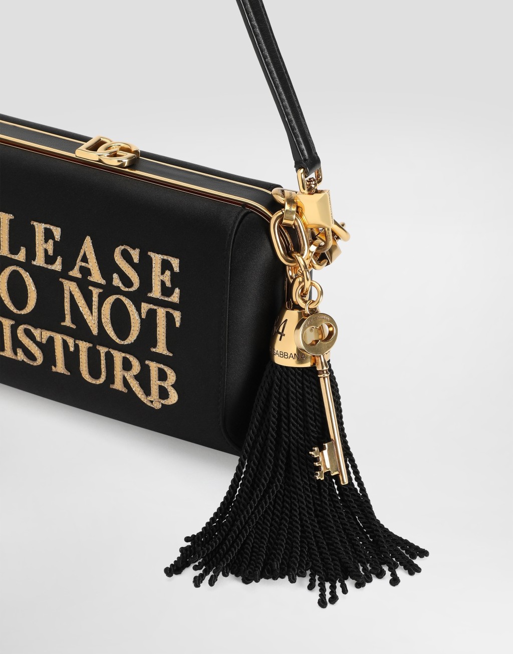 Dolce Box缎面与亮面Ayers蛇皮手袋7