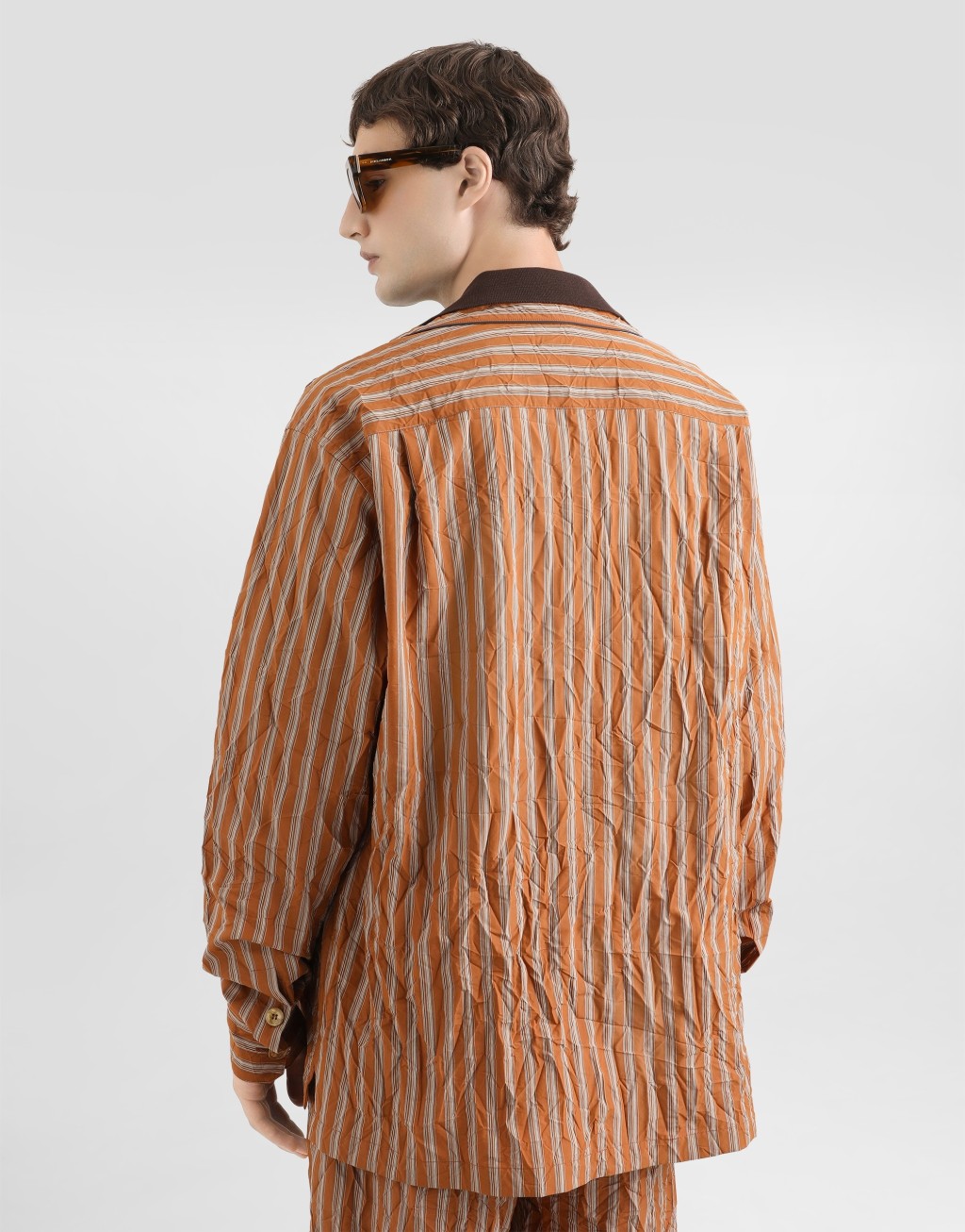 褶皱条纹梳妆台衬衫5