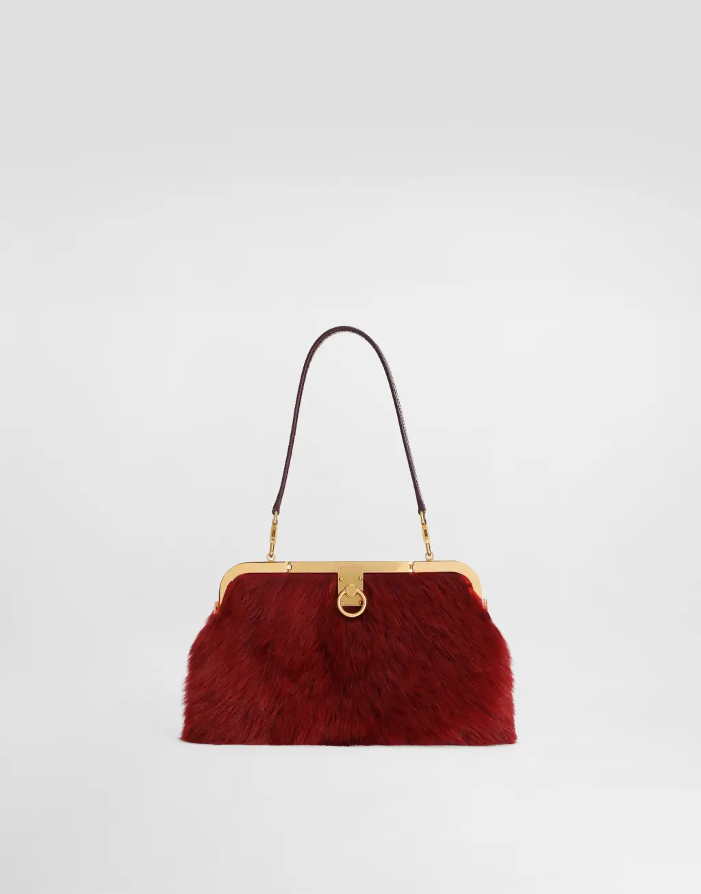 Amanda 羊皮与鳄鱼皮革手袋