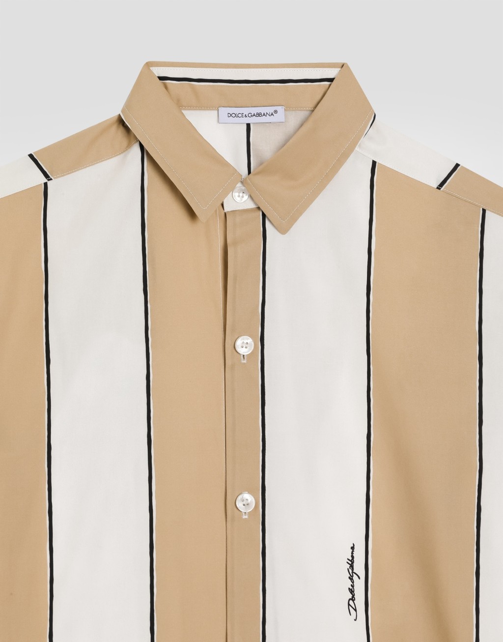 条纹印花府绸衬衫5