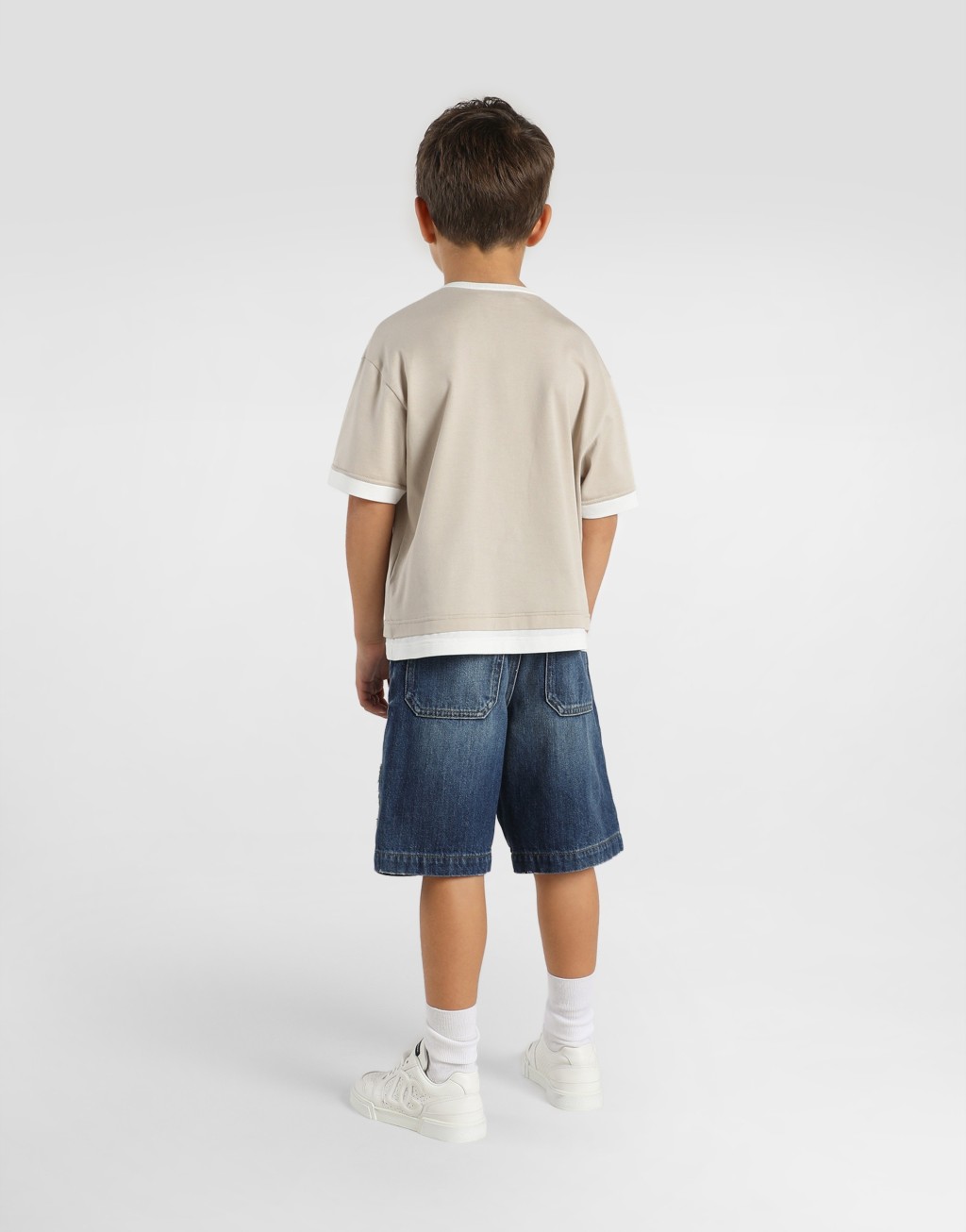 刺绣DG贴花弹力棉T恤4