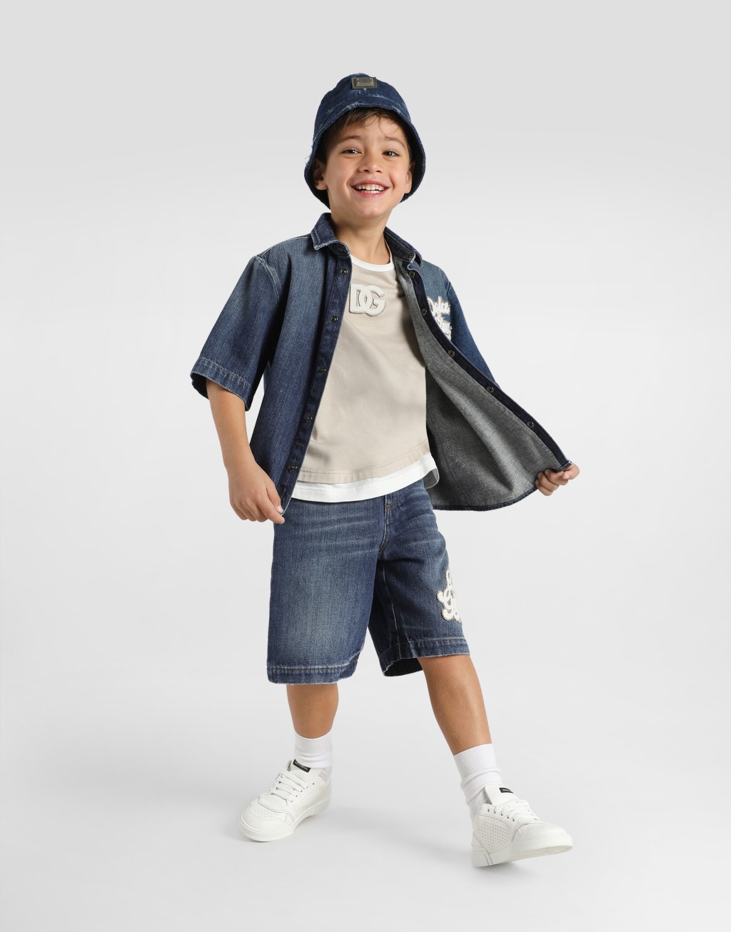 刺绣DG贴花弹力棉T恤6