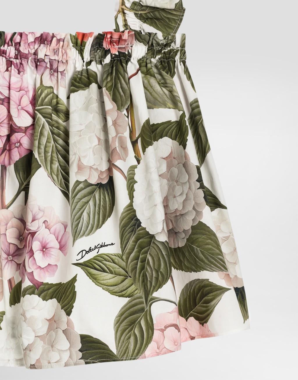 绣球花印花府绸上衣5