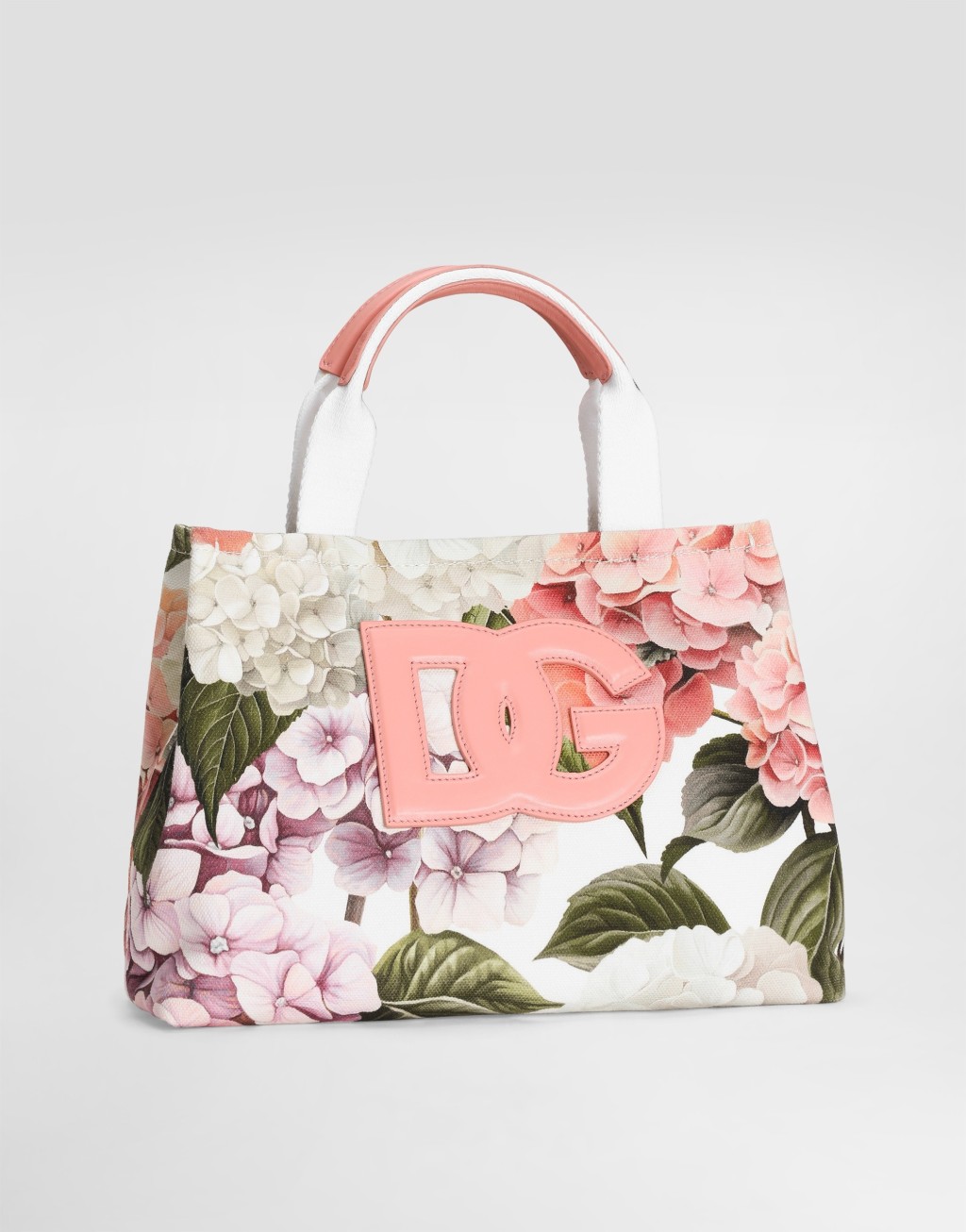 绣球花印花帆布购物袋3