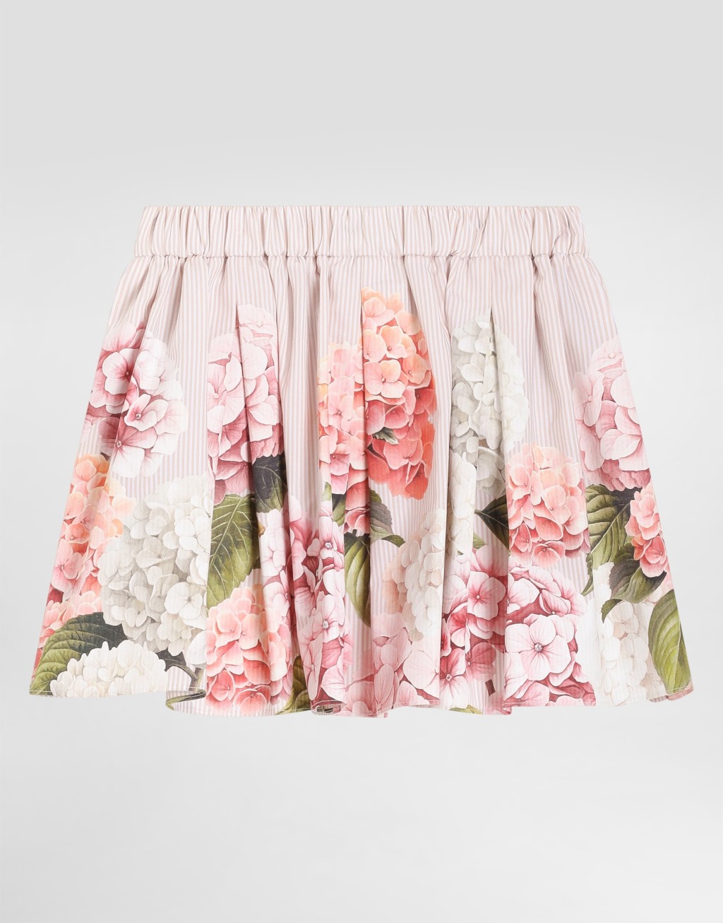 绣球花印花帆布半身裙3