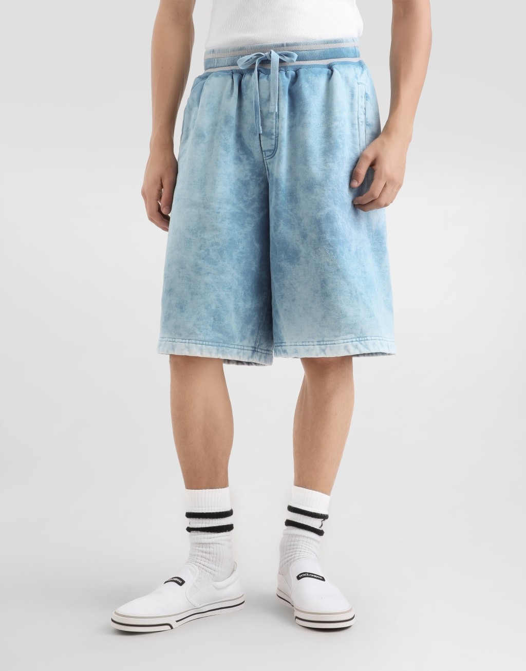 精加工平纹针织百慕大短裤4