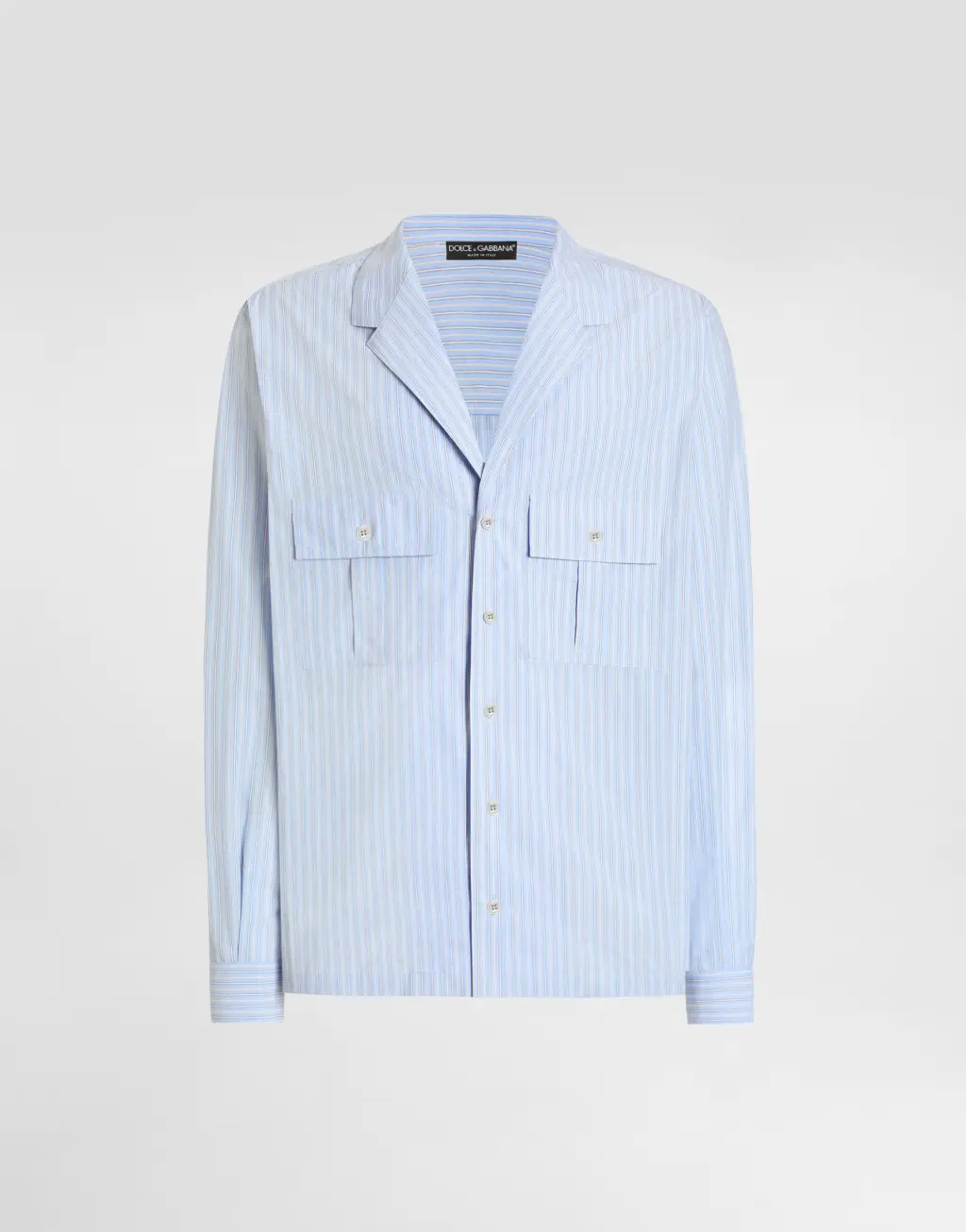 Martini 条纹棉质衬衫