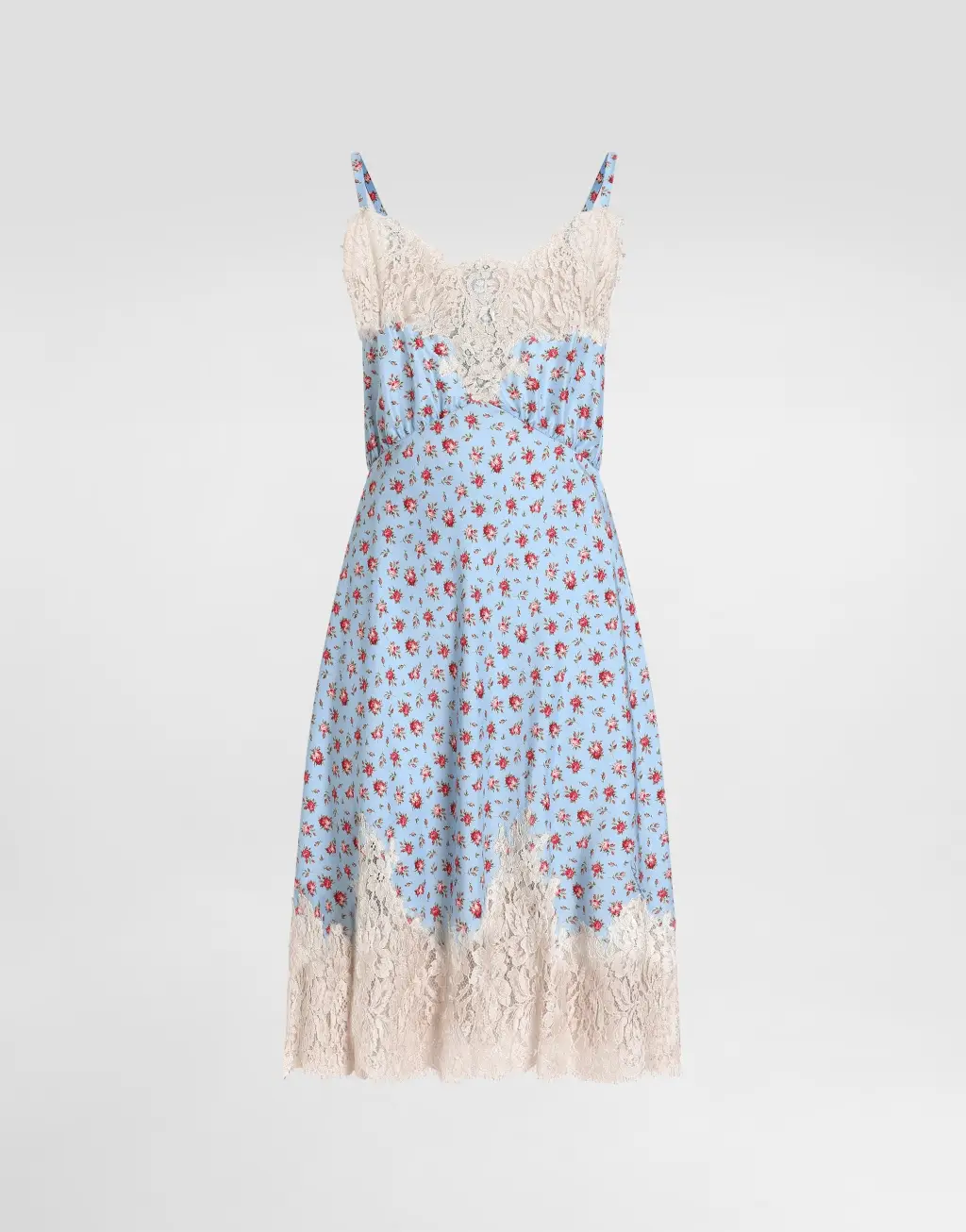 连衣裙 哈博泰真丝 玫瑰小花印花