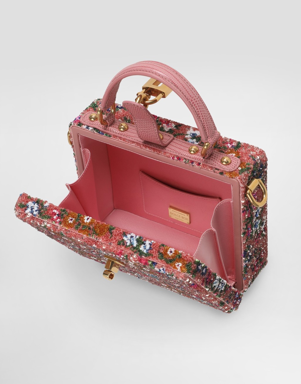 手袋 Dolce Box 饰以亮片刺绣5