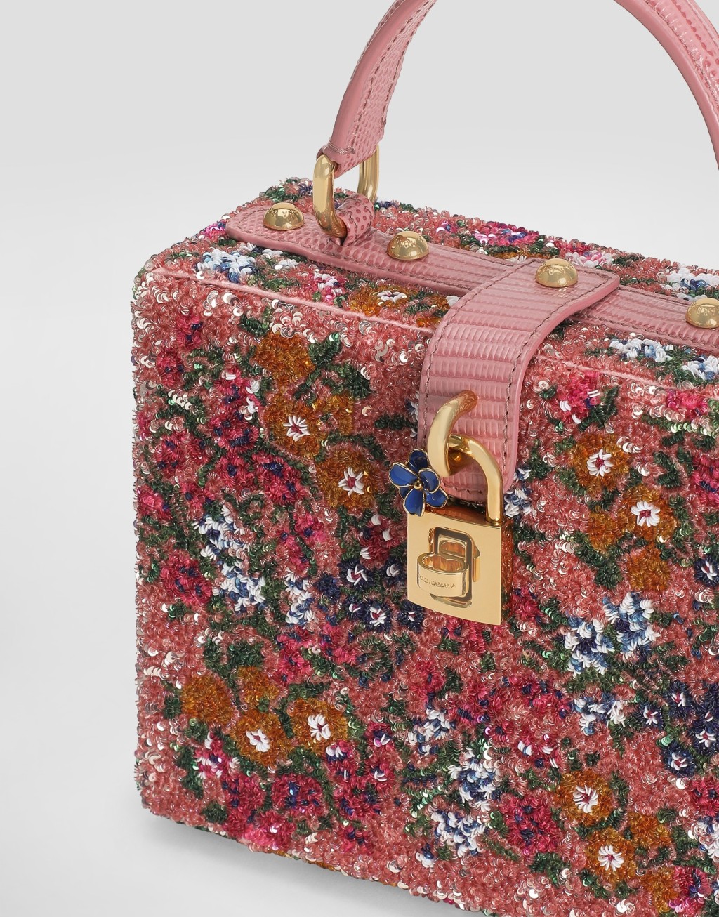 手袋 Dolce Box 饰以亮片刺绣6