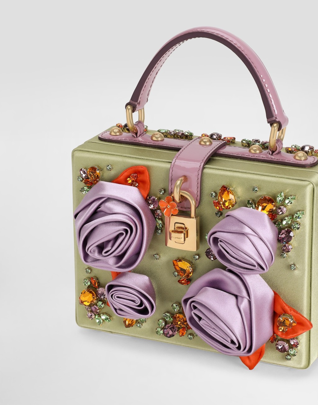 手提包 缎布与漆皮 Dolce Box6