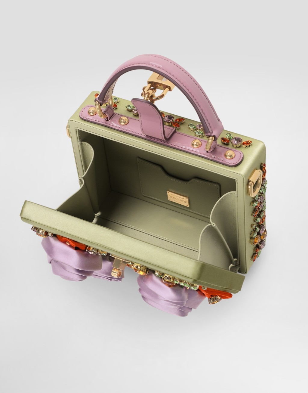 手提包 缎布与漆皮 Dolce Box5