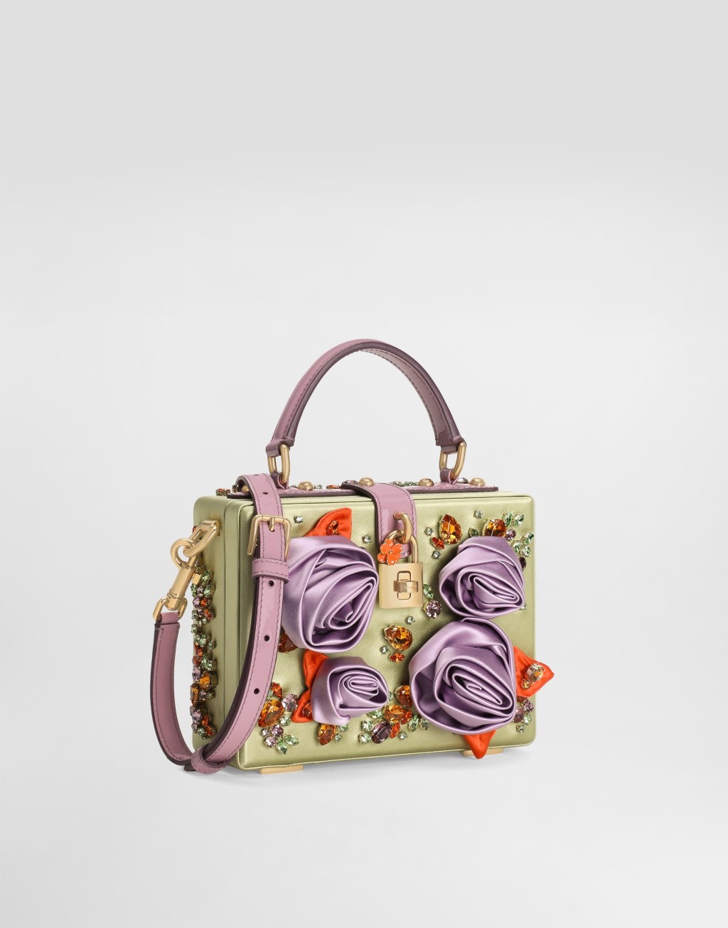 手提包 缎布与漆皮 Dolce Box3