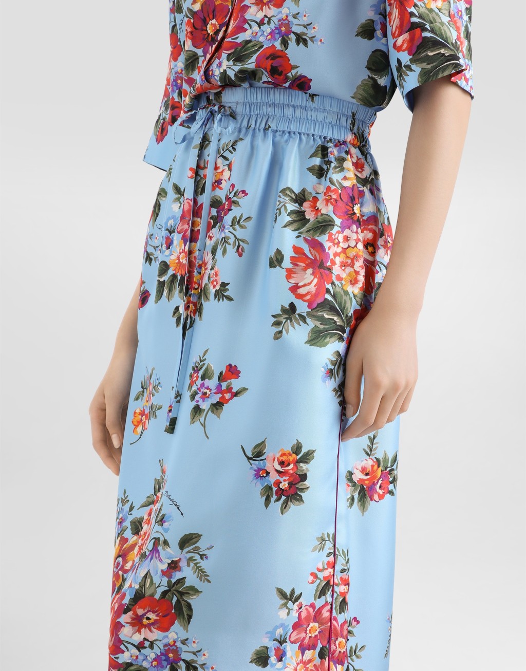 长半身裙 花束印花4