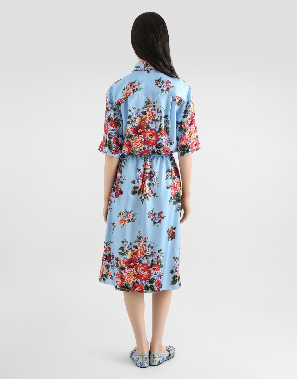 衬衫 斜纹布 花束印花3