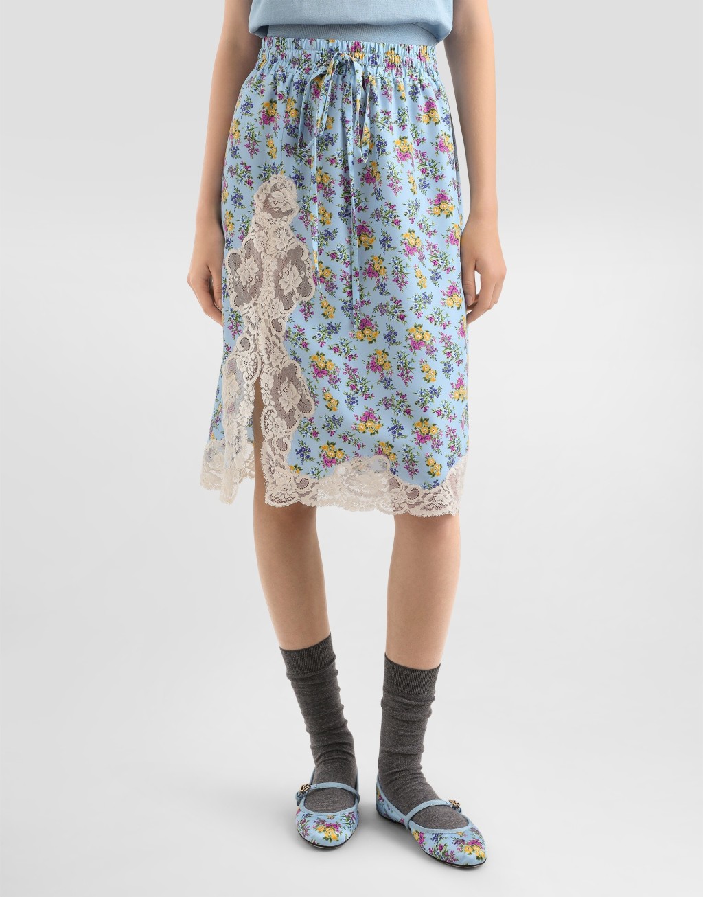 小碎花印花半身裙4