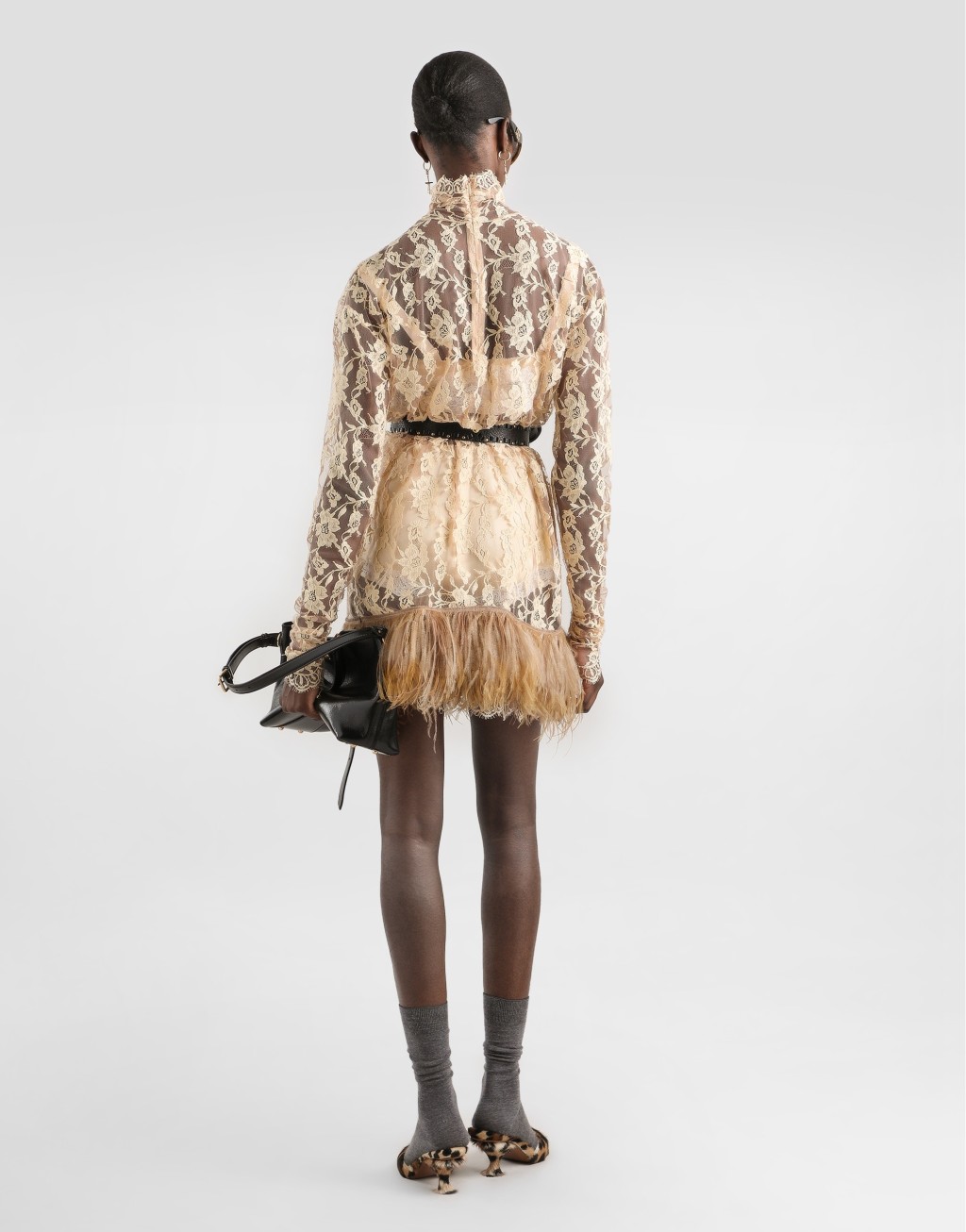 花卉尚蒂伊蕾丝连衣裙3