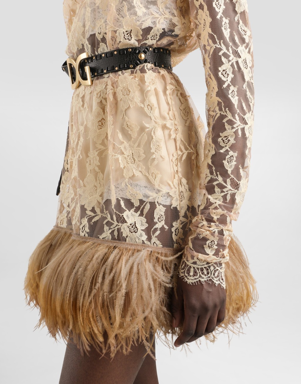 花卉尚蒂伊蕾丝连衣裙4