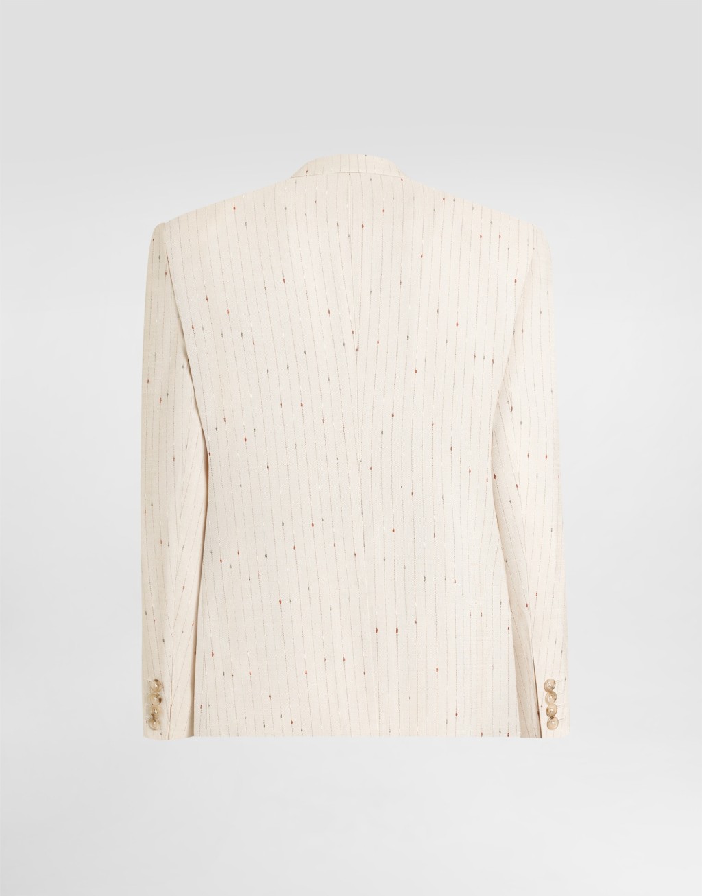 单排扣细条纹西装外套2