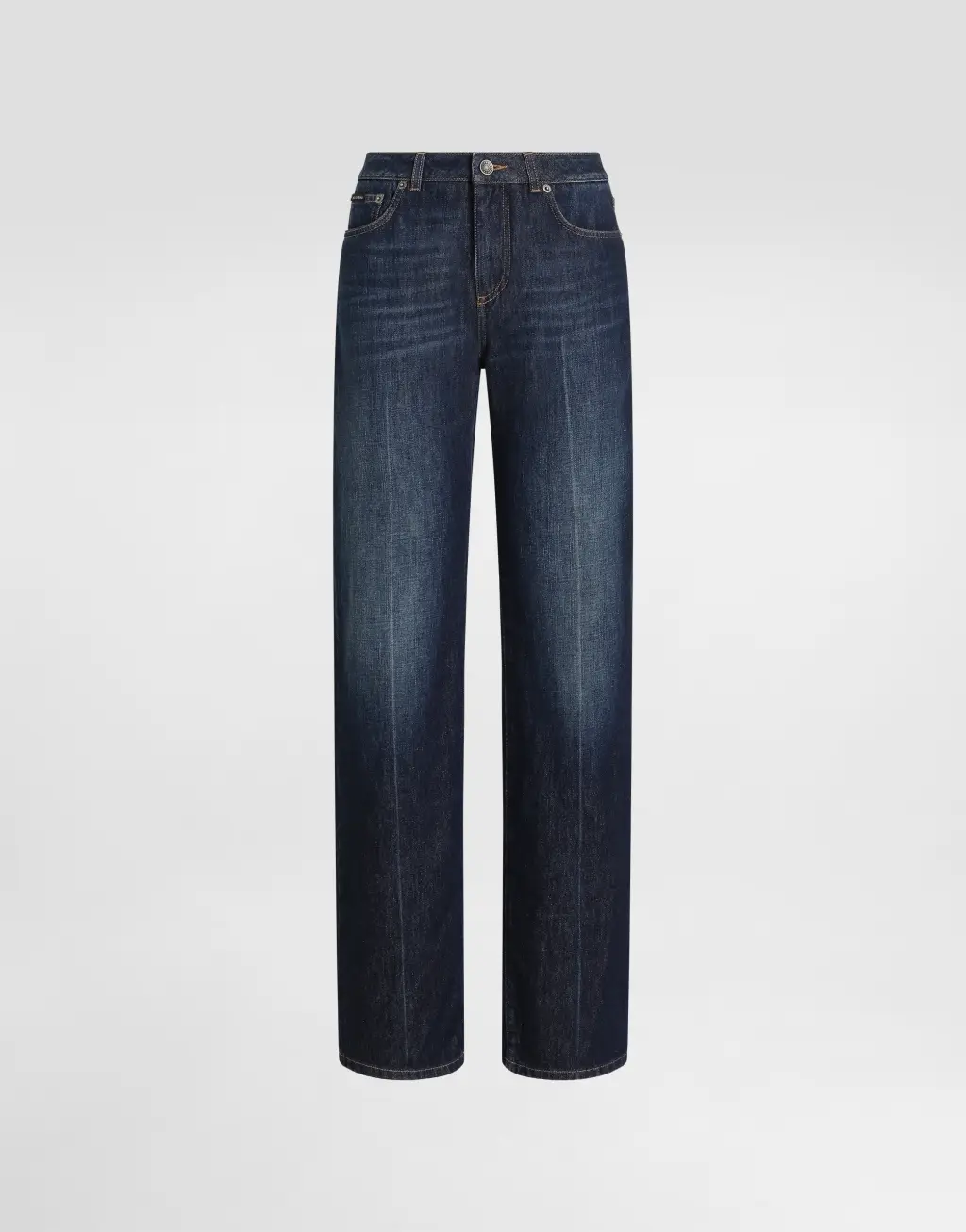 五袋式丹宁长裤