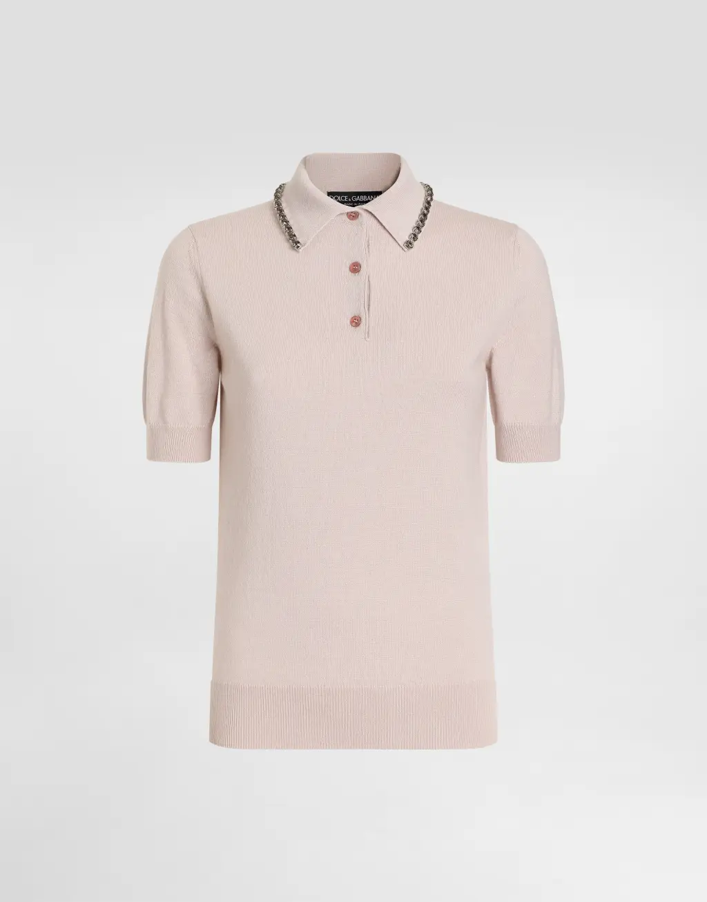 平滑织面羊绒套头衫