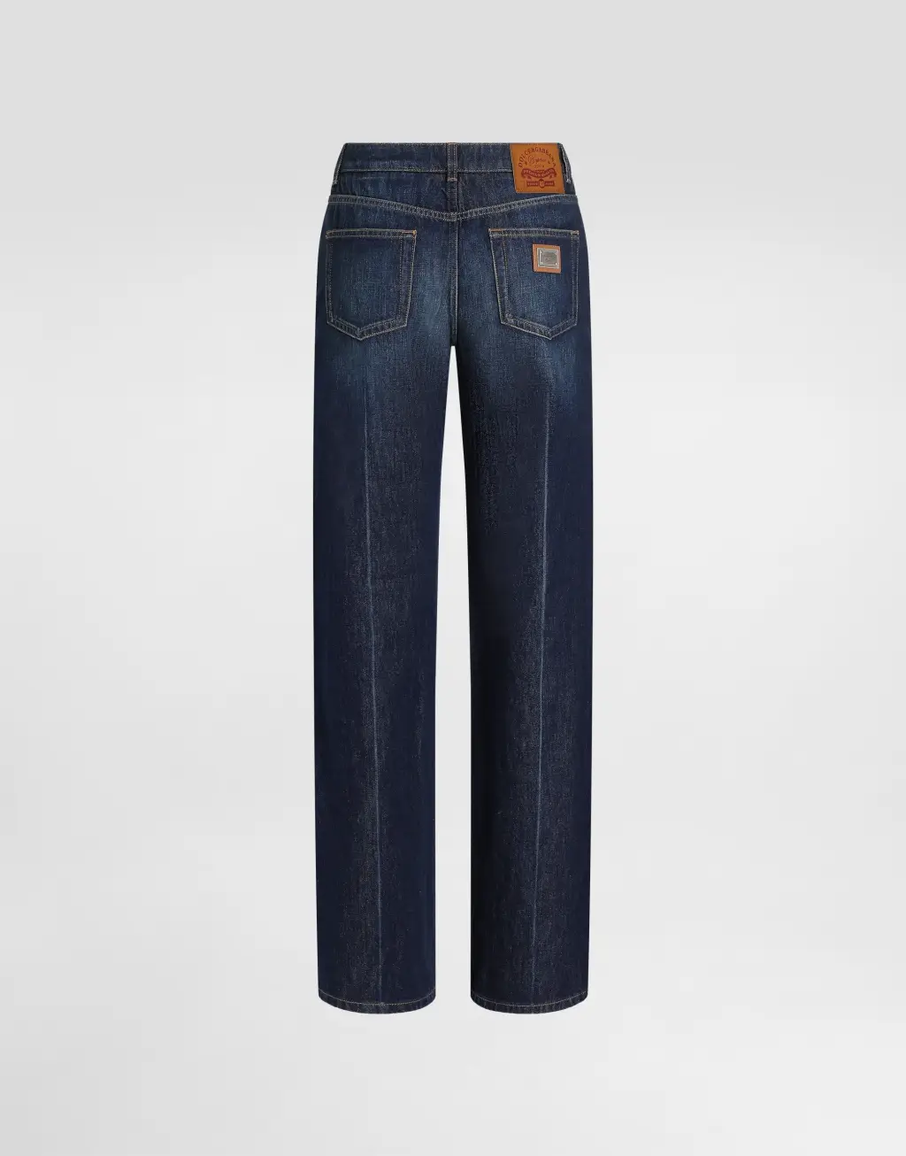 五袋式丹宁长裤