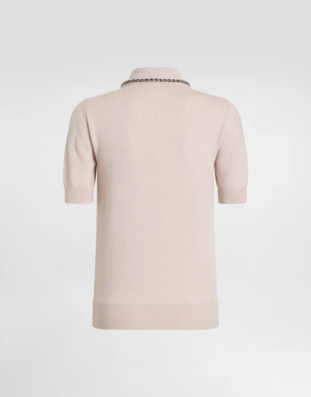 平滑织面羊绒套头衫