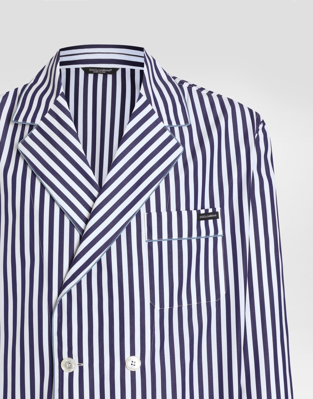 条纹府绸梳妆袍3