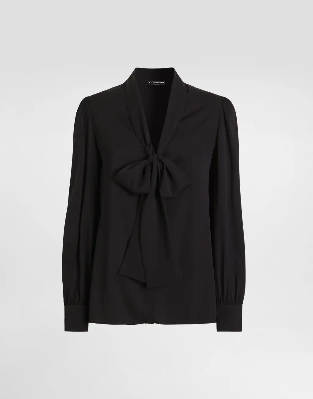 弹力素绉缎衬衫