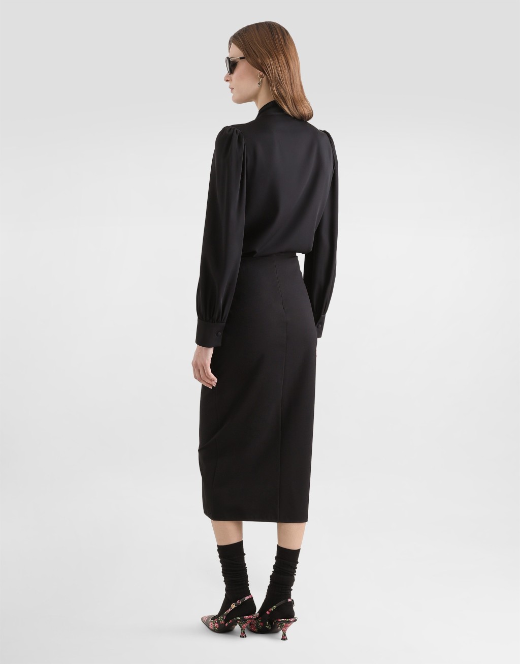 弹力素绉缎衬衫3