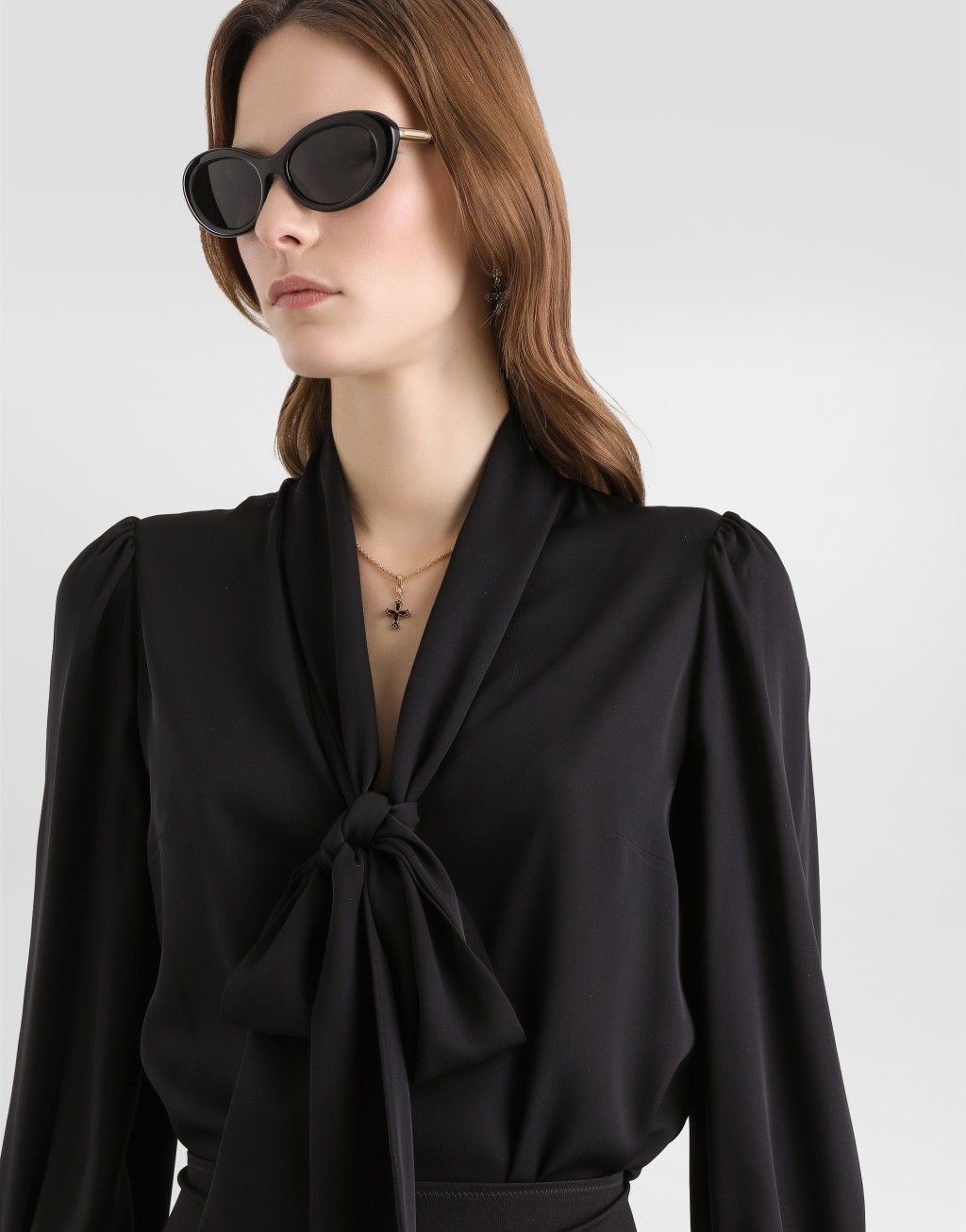 弹力素绉缎衬衫4