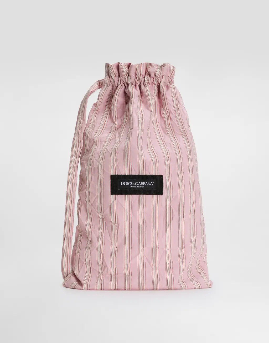 条纹皱褶质感斜挎包