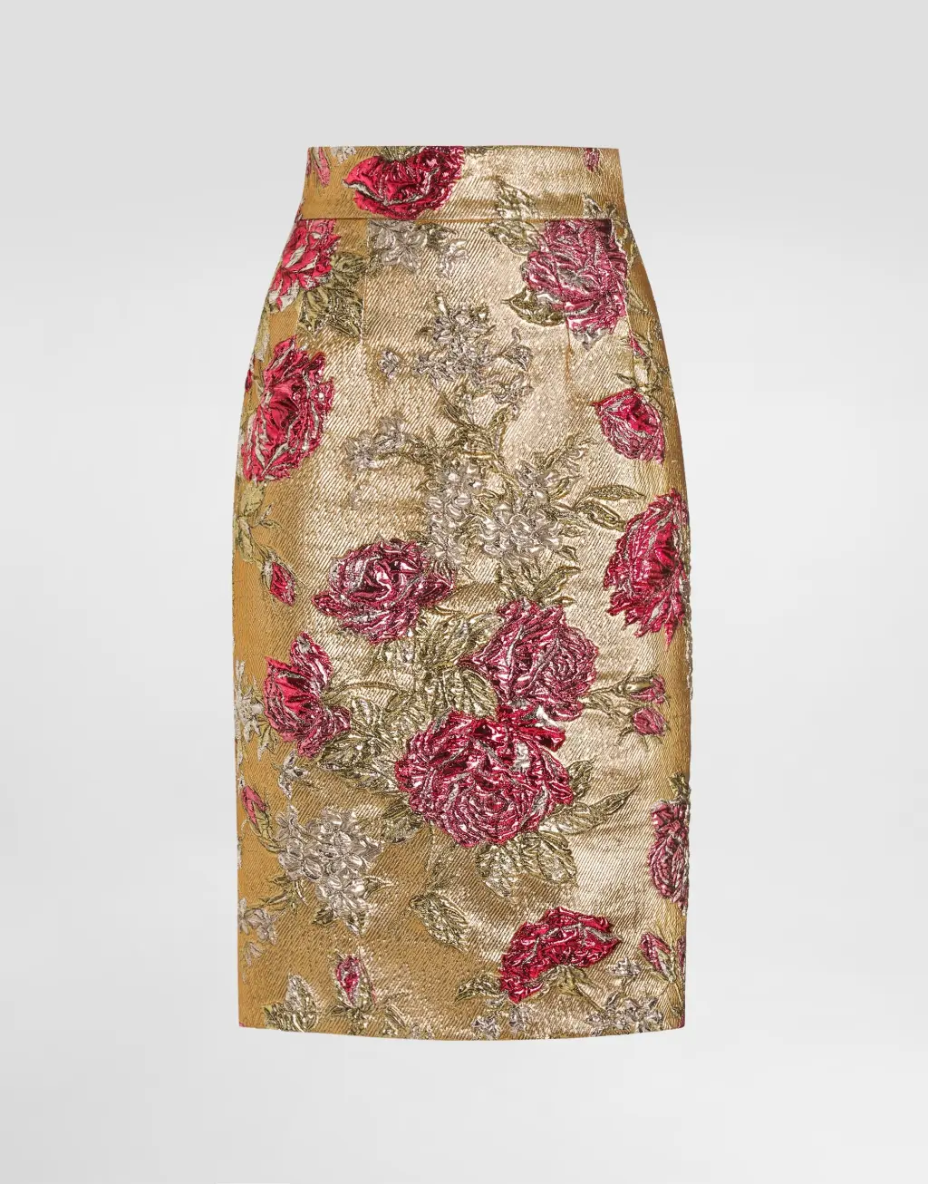 花卉提花修身半裙