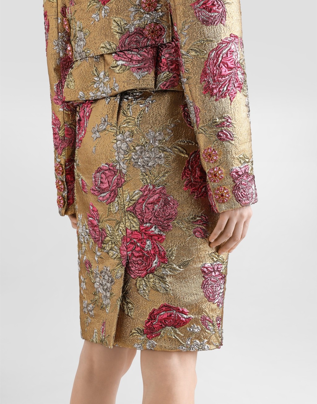 花卉提花修身半裙6