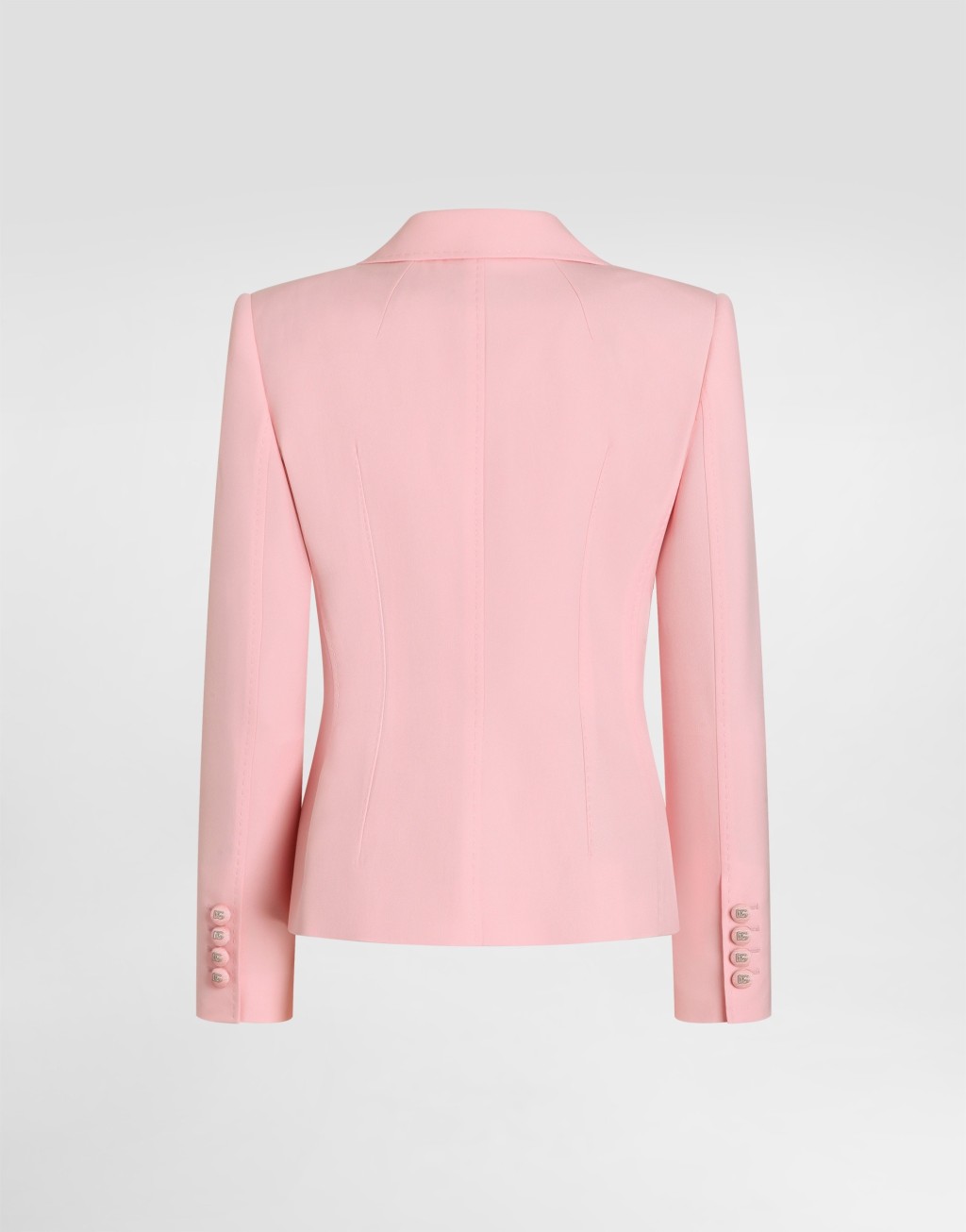 印花斜纹布单排扣西装外套2