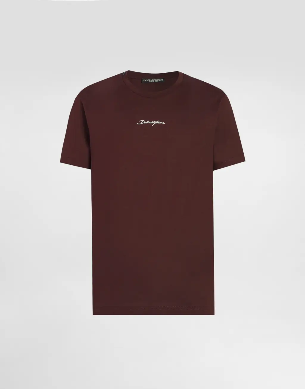 刺绣拼饰棉质 T 恤